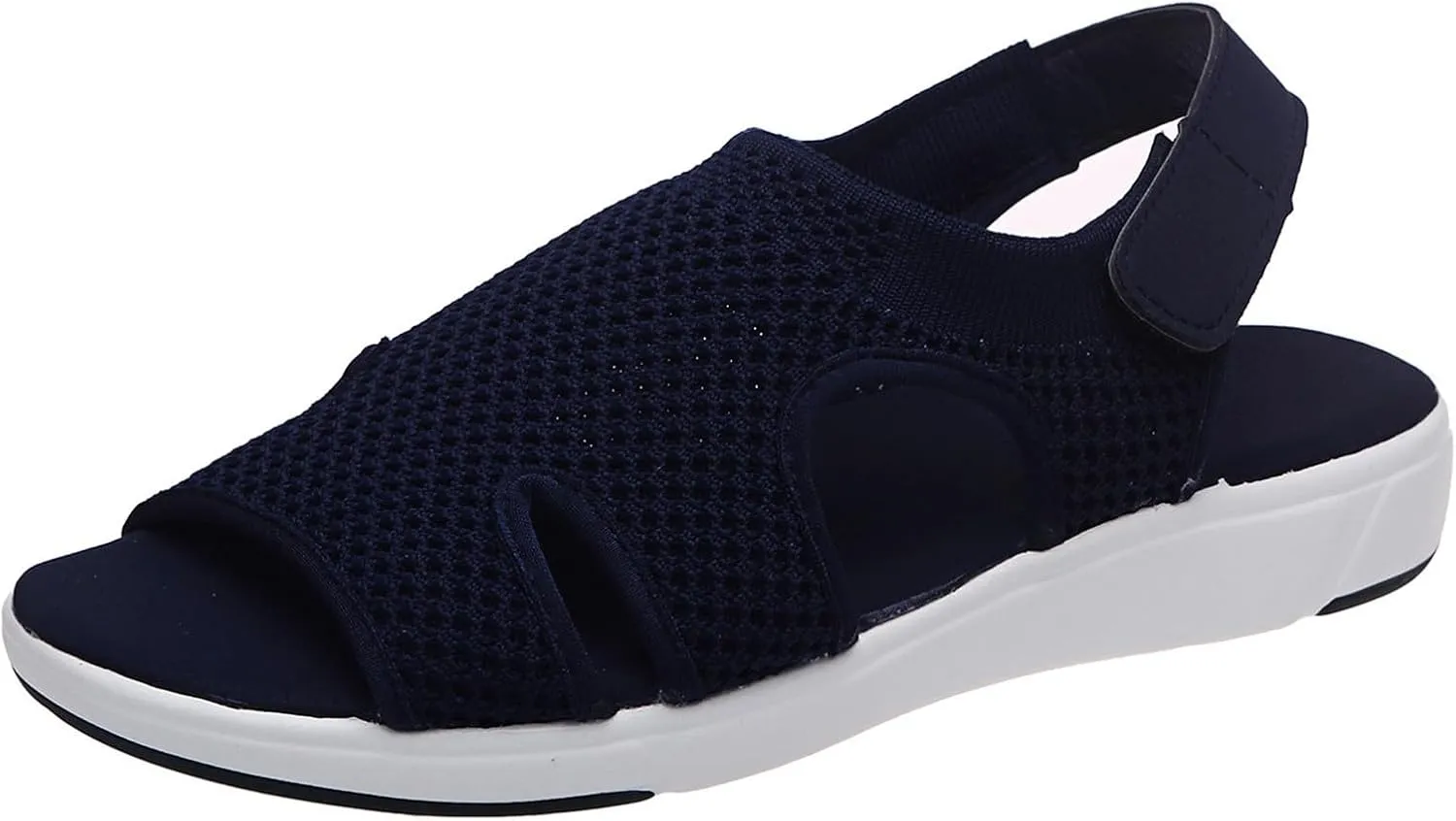 Comfortable Walking Sandals for Women,Orthopedic Sandals for Women Arch Support Hiking Sandals Casual Open Toe Sport Sandals Lightweight Athletic Sandals with Hook and Loop Straps for Beach Vacation