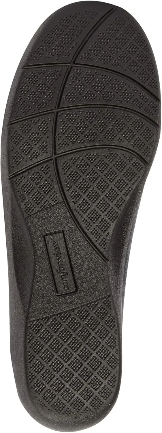 Comfortview Women's Wide Width The Gab Flat