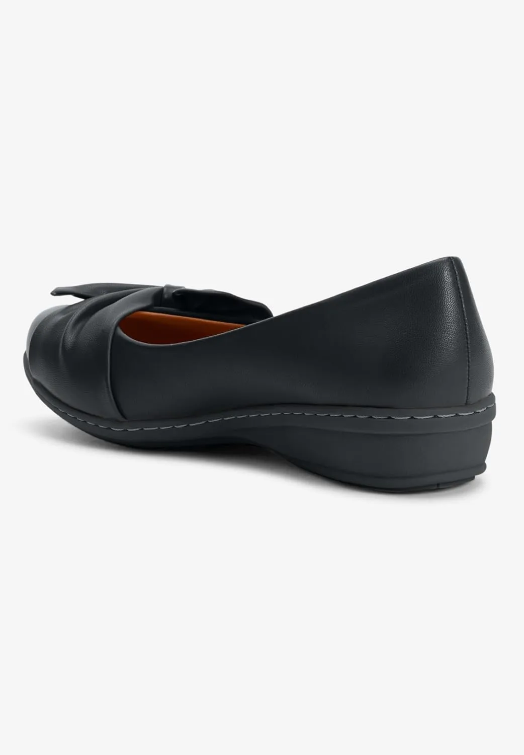 Comfortview Women's Wide Width The Pamela Slip-On Flat