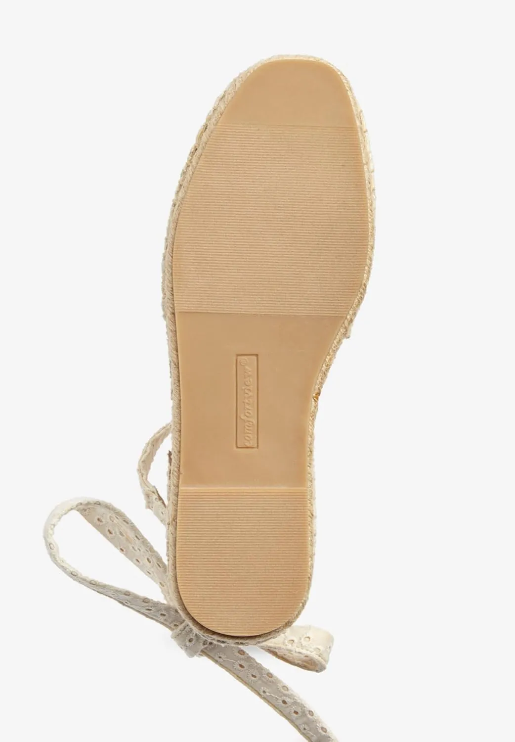 Comfortview Women's Wide Width The Shayla Flat Espadrille