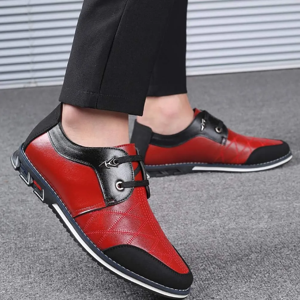 COSIDRAM Mens Casual Shoes Fashion Sneakers Dress Shoes for Men Walking Shoes Business Office Comfort Loafers