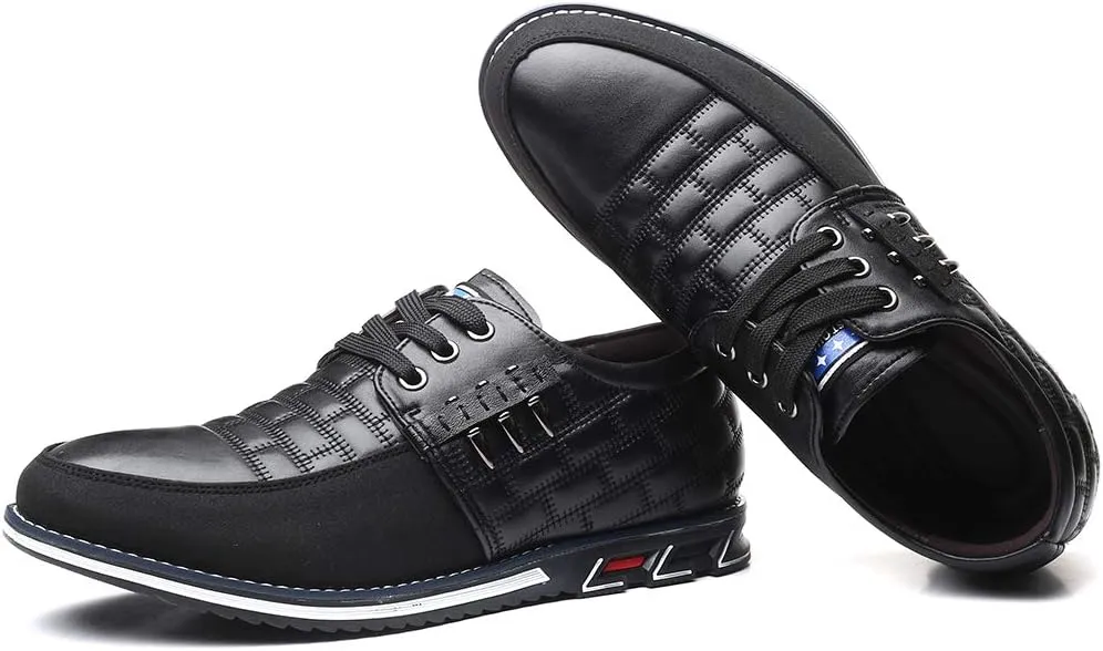COSIDRAM Mens Casual Shoes Fashion Sneakers Dress Shoes for Men Walking Shoes Business Office Comfort Loafers