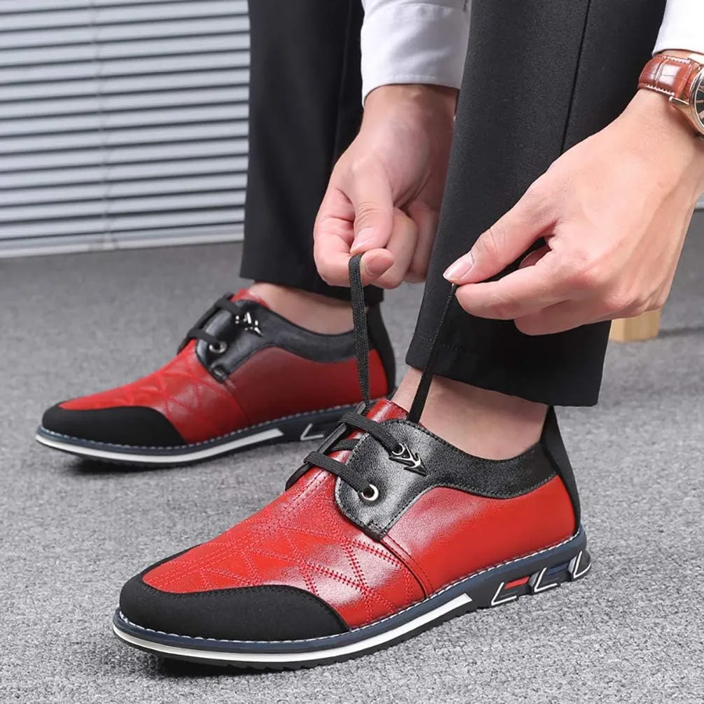 COSIDRAM Mens Casual Shoes Fashion Sneakers Dress Shoes for Men Walking Shoes Business Office Comfort Loafers