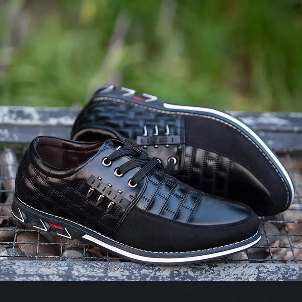 COSIDRAM Mens Casual Shoes Fashion Sneakers Dress Shoes for Men Walking Shoes Business Office Comfort Loafers