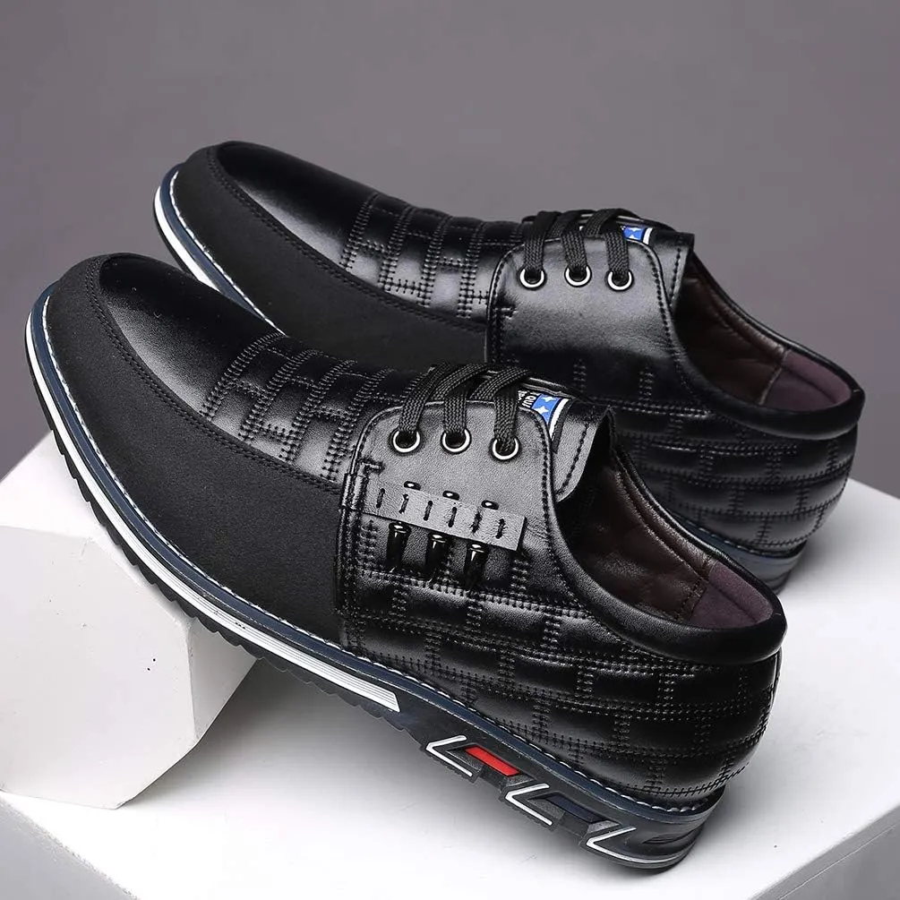 COSIDRAM Mens Casual Shoes Fashion Sneakers Dress Shoes for Men Walking Shoes Business Office Comfort Loafers