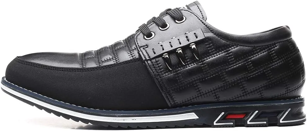 COSIDRAM Mens Casual Shoes Fashion Sneakers Dress Shoes for Men Walking Shoes Business Office Comfort Loafers