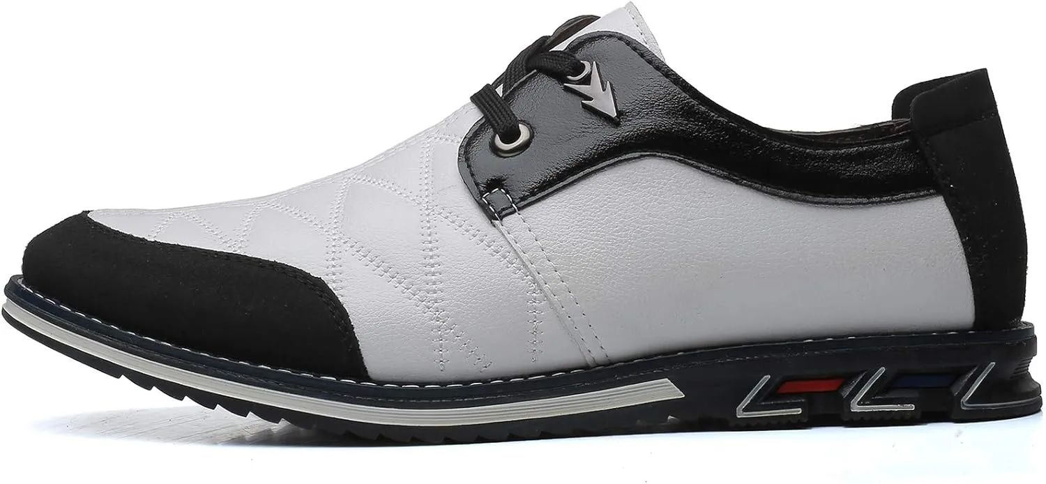 COSIDRAM Mens Casual Shoes Fashion Sneakers Dress Shoes for Men Walking Shoes Business Office Comfort Loafers