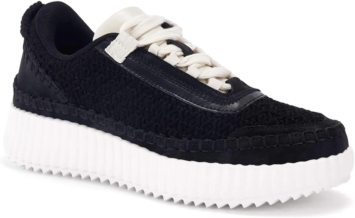 Coutgo Womens Platform Sneakers Lace Up Comfortable Casual Fashion Sneaker Walking Shoes