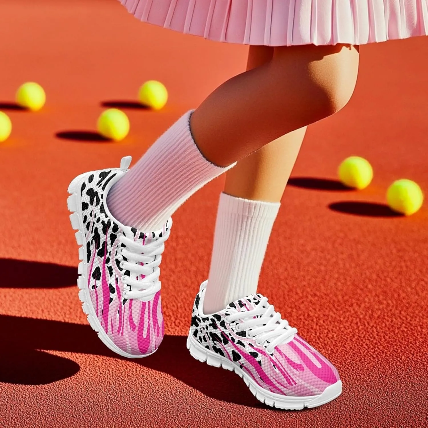 Cumagical Kids Summer Shoes with Laces for Boys Girls Running Sneakers