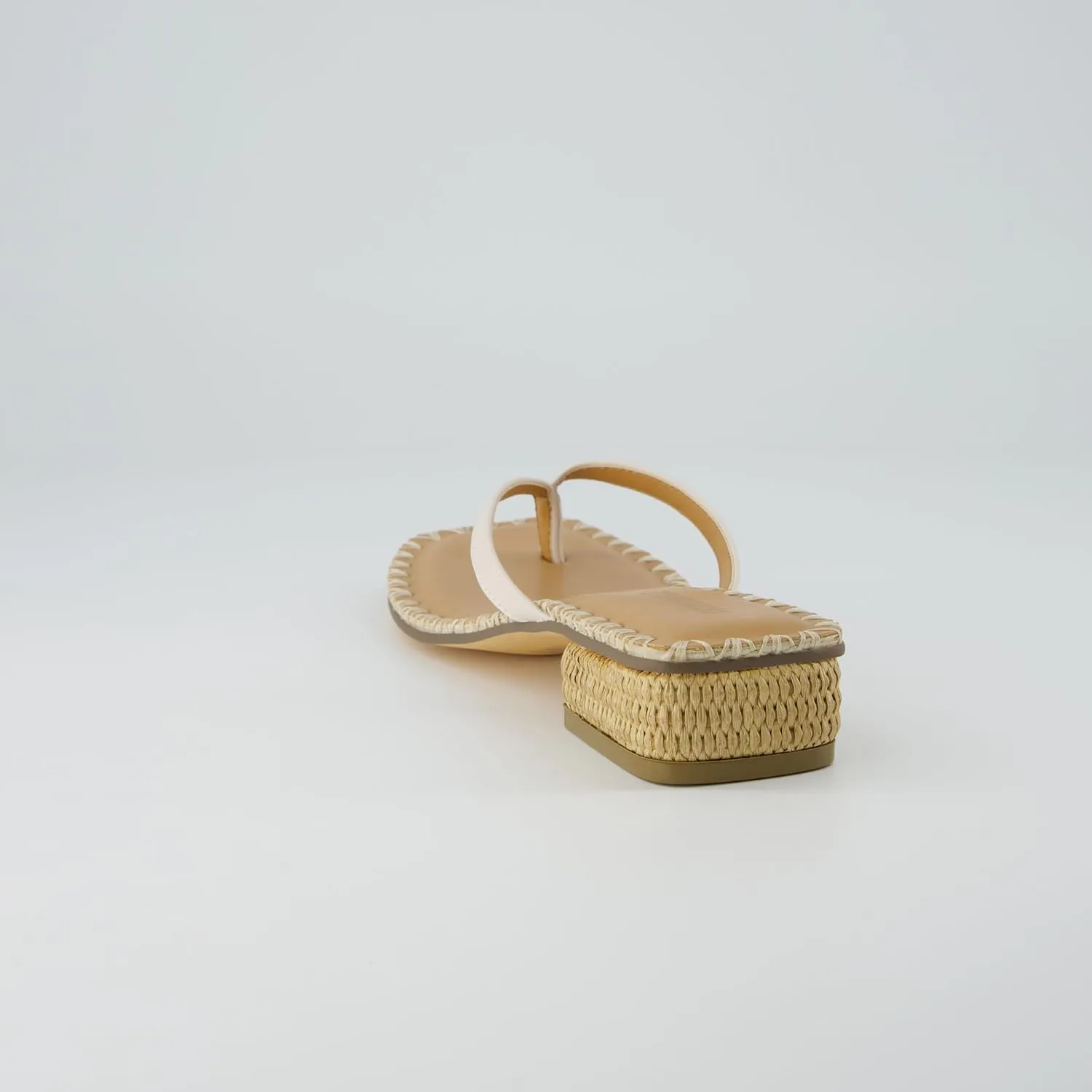 CUSHIONAIRE Women's Breezy Block Heel Thong Sandals  Memory Foam, Wide Widths Available