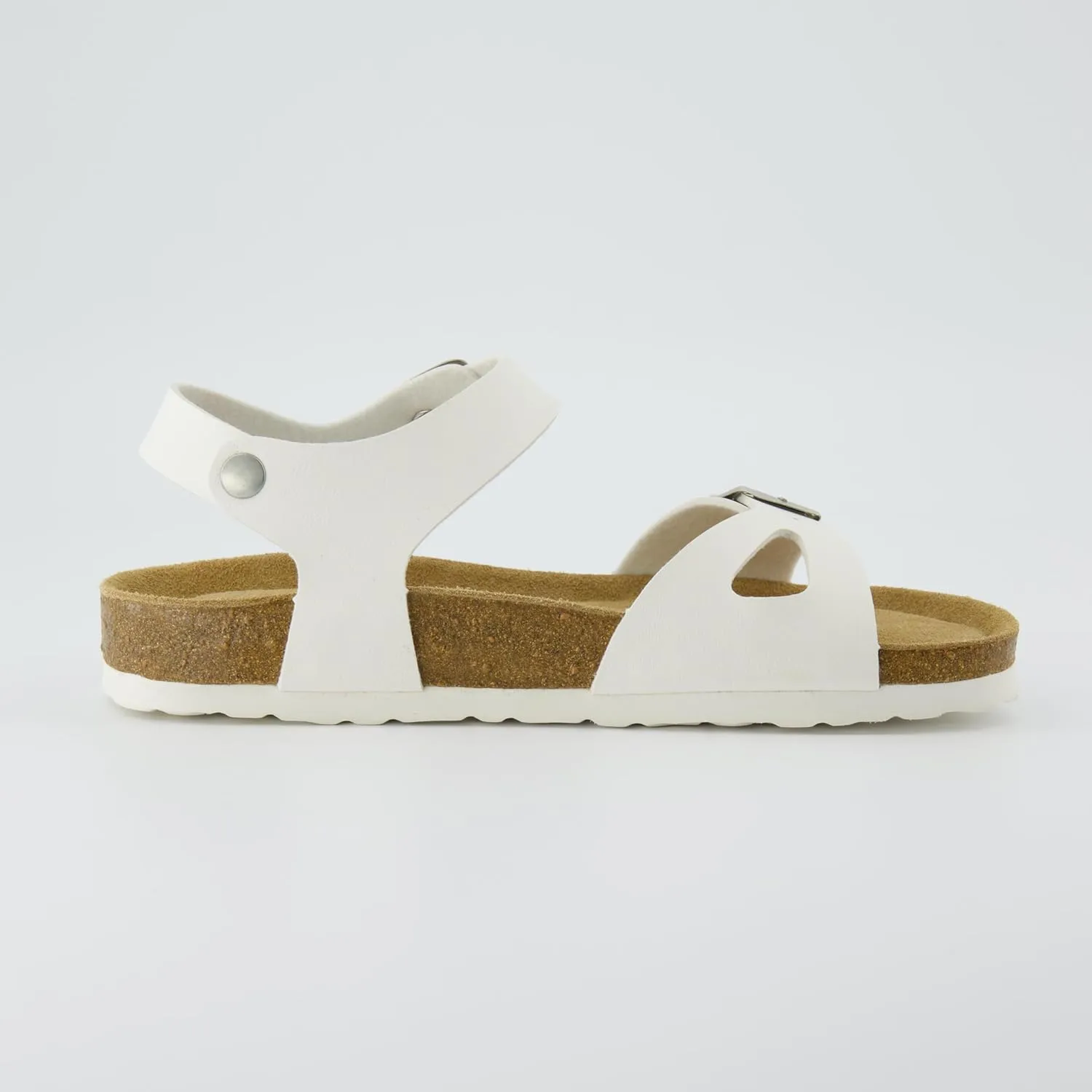 CUSHIONAIRE Women's Lauri Cork footbed Sandal with  Comfort