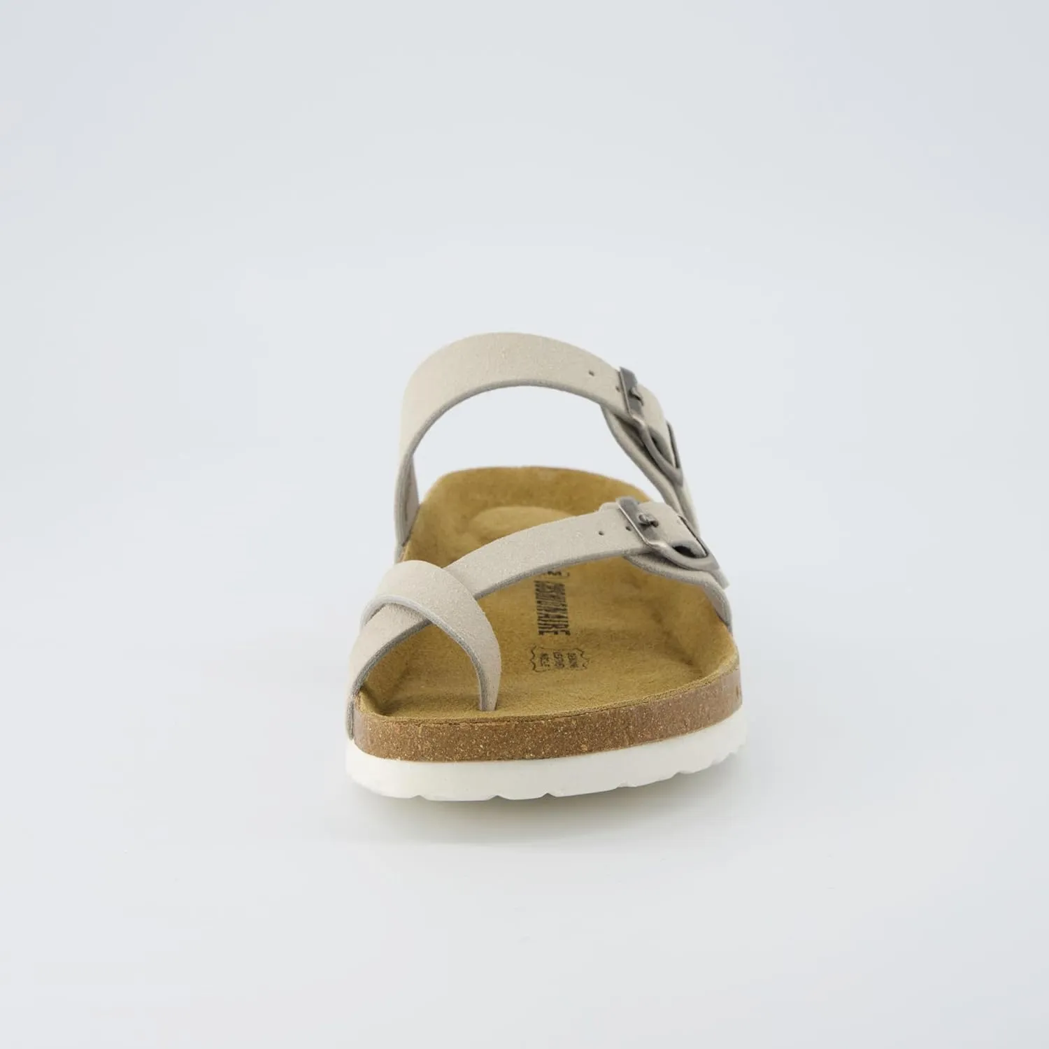 CUSHIONAIRE Women's Luna Cork Footbed Sandal With  Comfort
