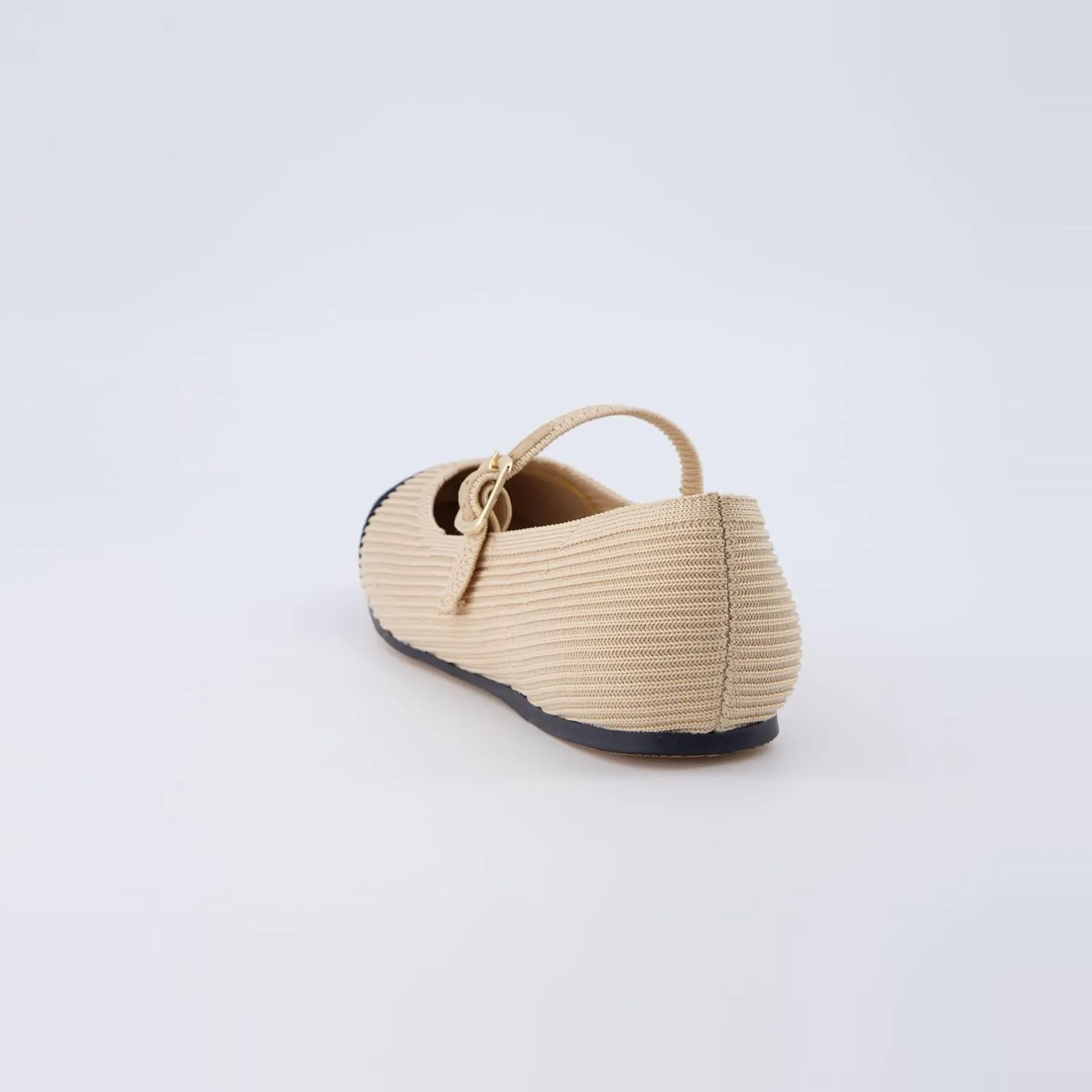 CUSHIONAIRE Women's Petal Mary Jane Knit Flat with  Memory Foam and Wide Widths Available