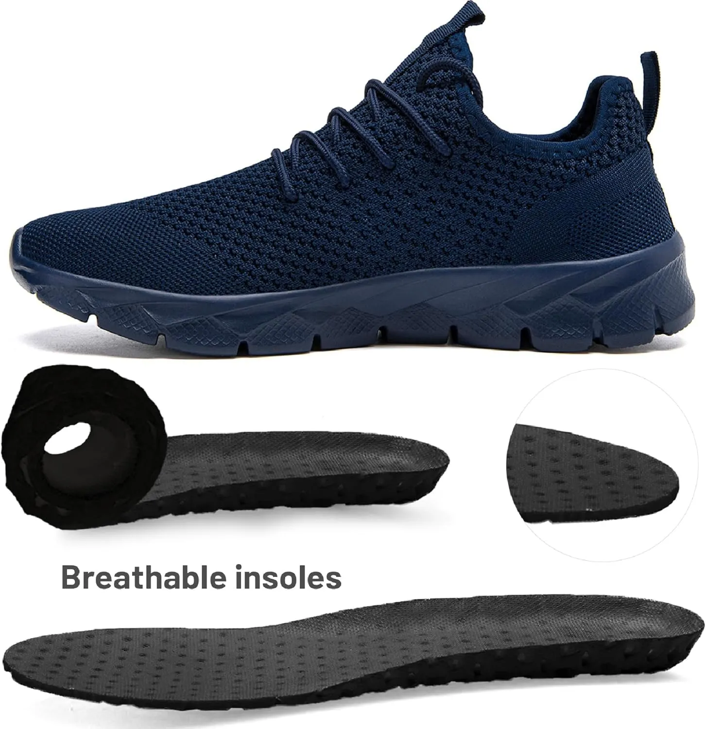 Damyuan Running Shoes for Women Men Sneakers Slip on Walking Shoes Lightweight Tennis Breathable Comfor Womentable Gym Non Slip Workout Casual Unisex Shoes