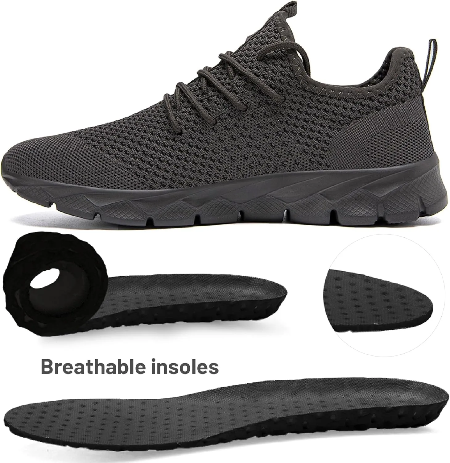 Damyuan Running Shoes for Women Men Sneakers Slip on Walking Shoes Lightweight Tennis Breathable Comfor Womentable Gym Non Slip Workout Casual Unisex Shoes