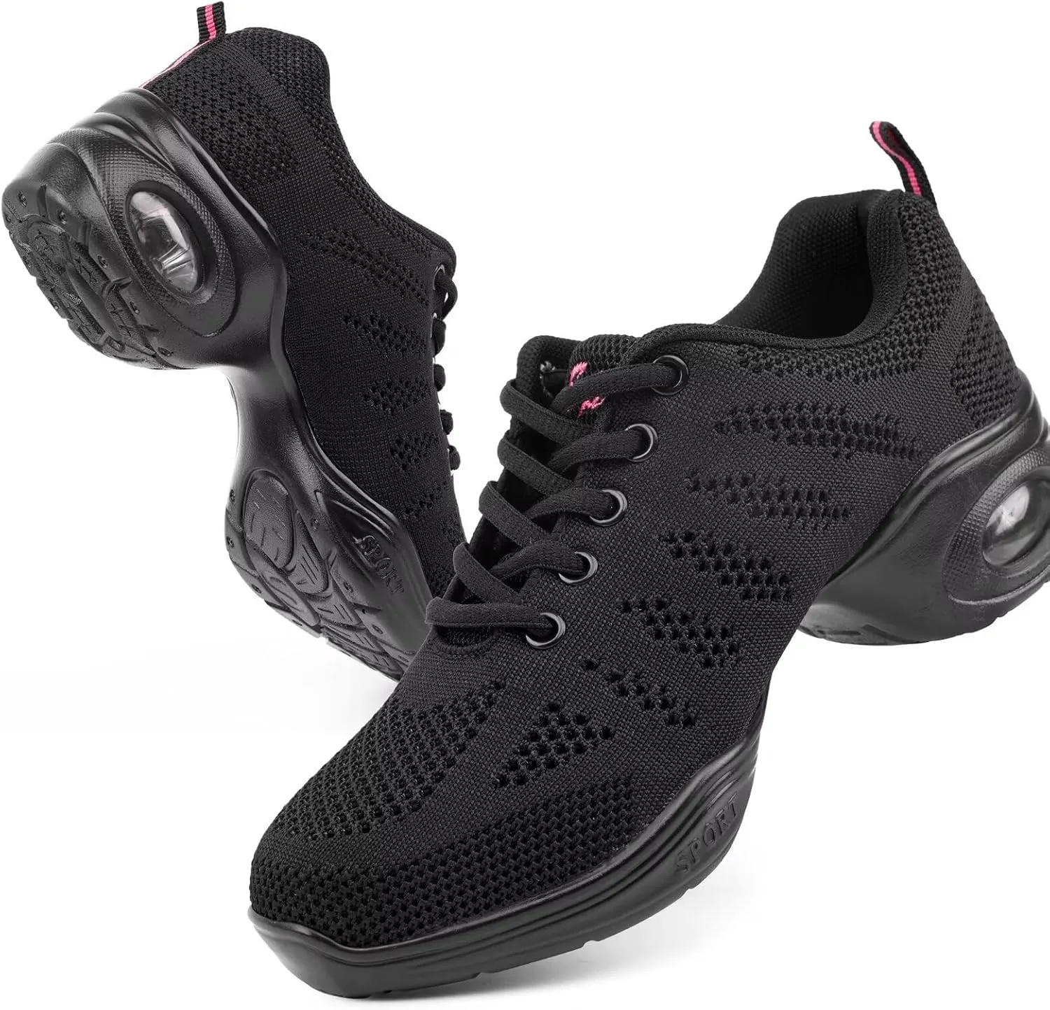 Dance Sneakers for Women with Split Sole and Air Cushion.