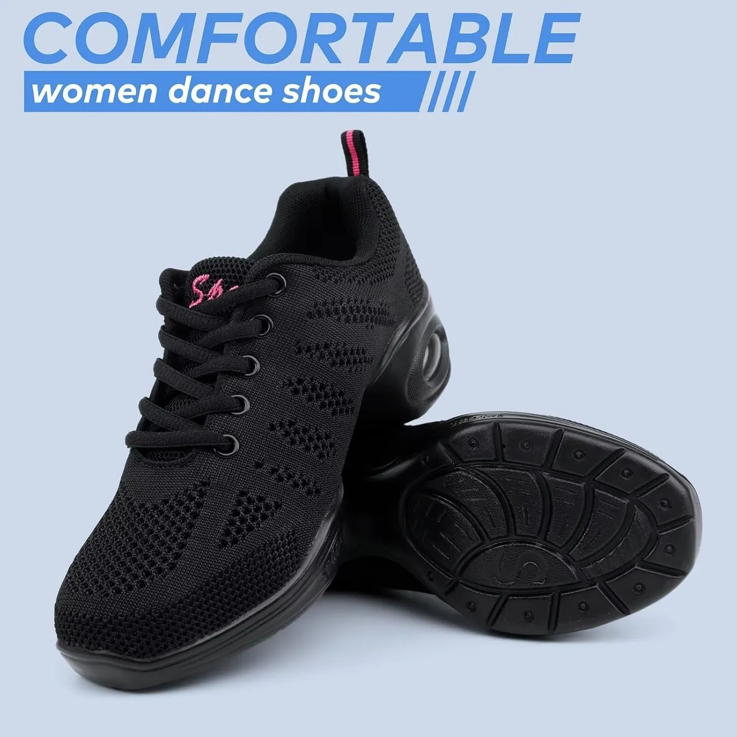 Dance Sneakers for Women with Split Sole and Air Cushion.