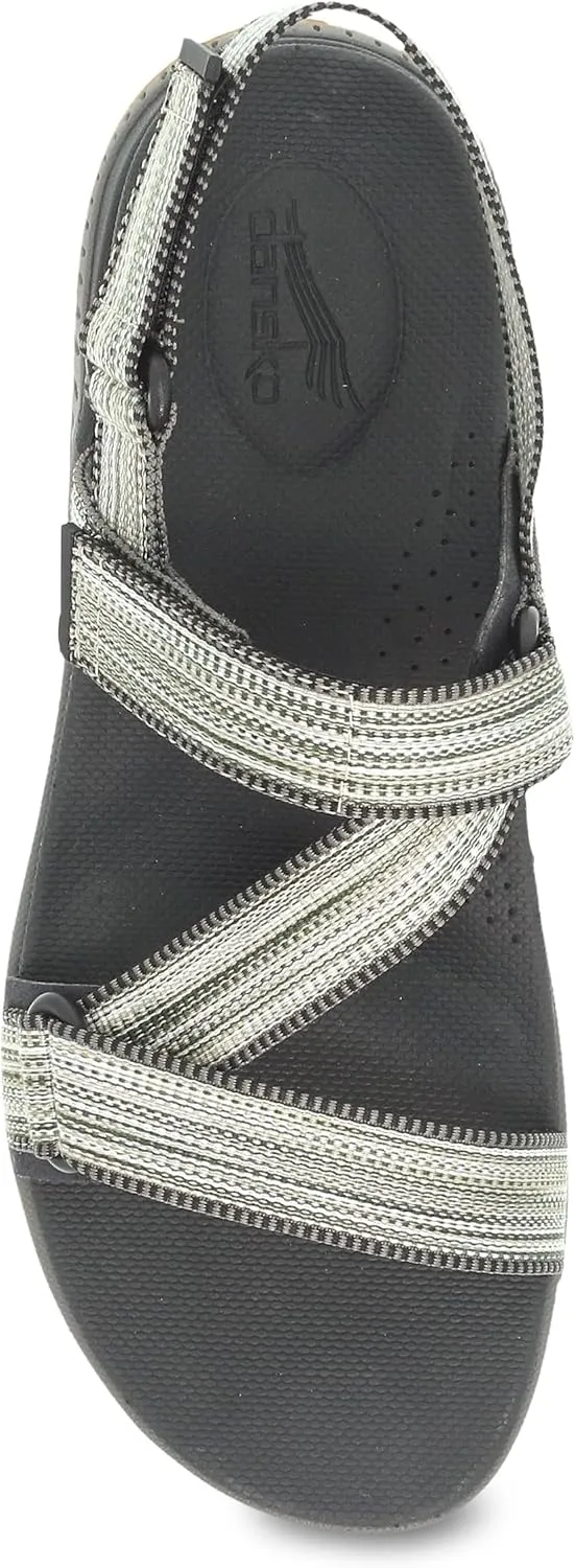 Dansko Rayna Fully Adjustable Sport Sandal for Women - Lightweight EVA Midsole and Rubber Outsole - Natural Arch Technology for Added Support - Hook and Loop Closure
