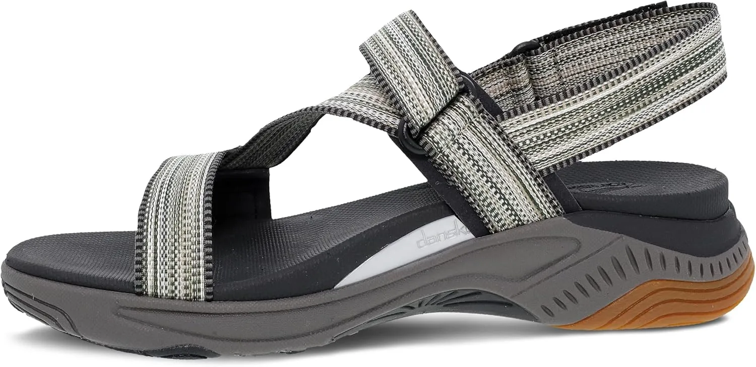 Dansko Rayna Fully Adjustable Sport Sandal for Women - Lightweight EVA Midsole and Rubber Outsole - Natural Arch Technology for Added Support - Hook and Loop Closure