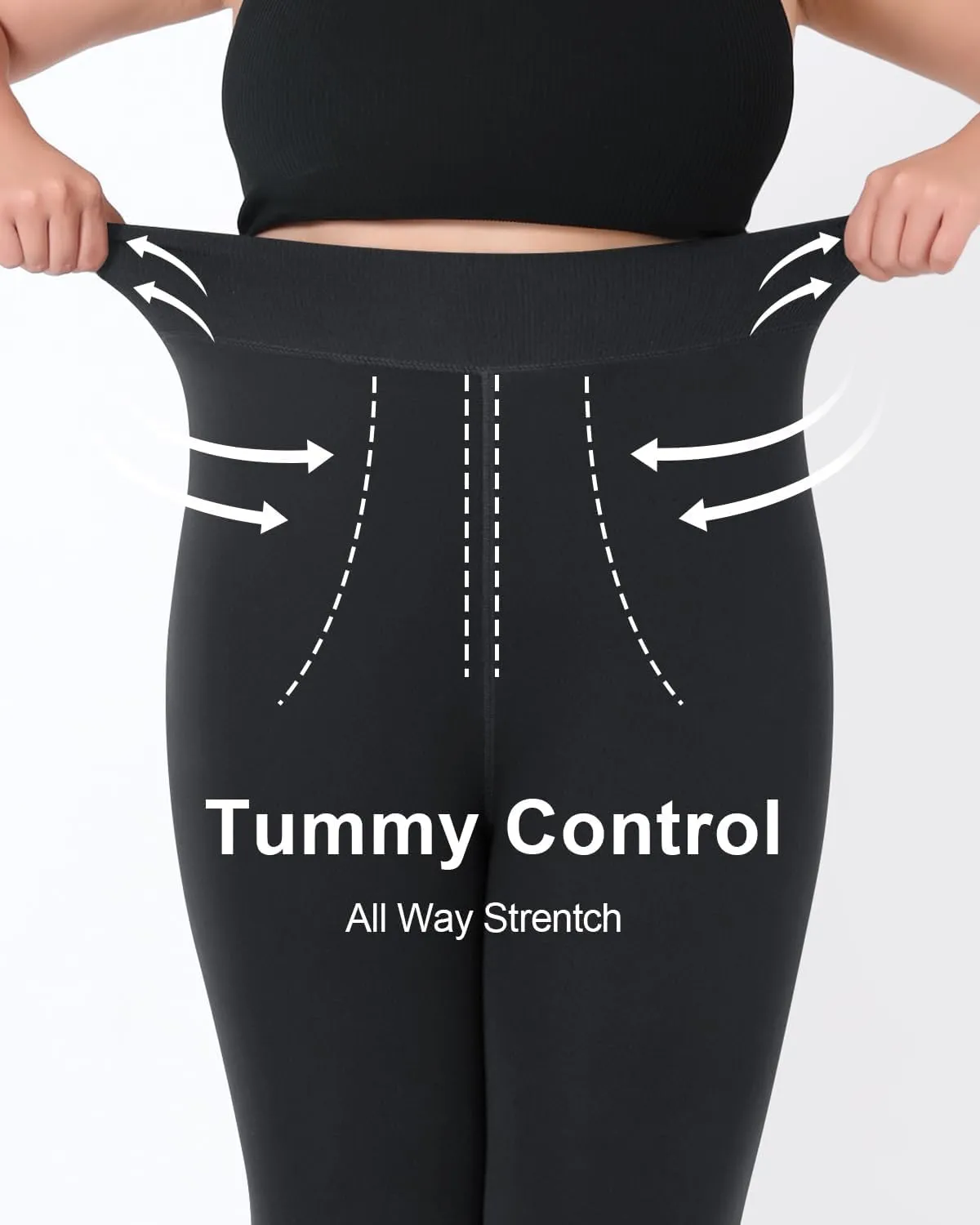 Darkterror Fleece Lined Tights Women, Warm Fleece Lined Leggings Women, Thermal Fleece Leggings for Winter