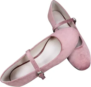 Dear Time Women's Square Toe Ballet Flats Elegant Comfortable Mary Jane Flats Dress Flats Shoes