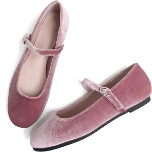 Dear Time Women's Square Toe Ballet Flats Elegant Comfortable Mary Jane Flats Dress Flats Shoes