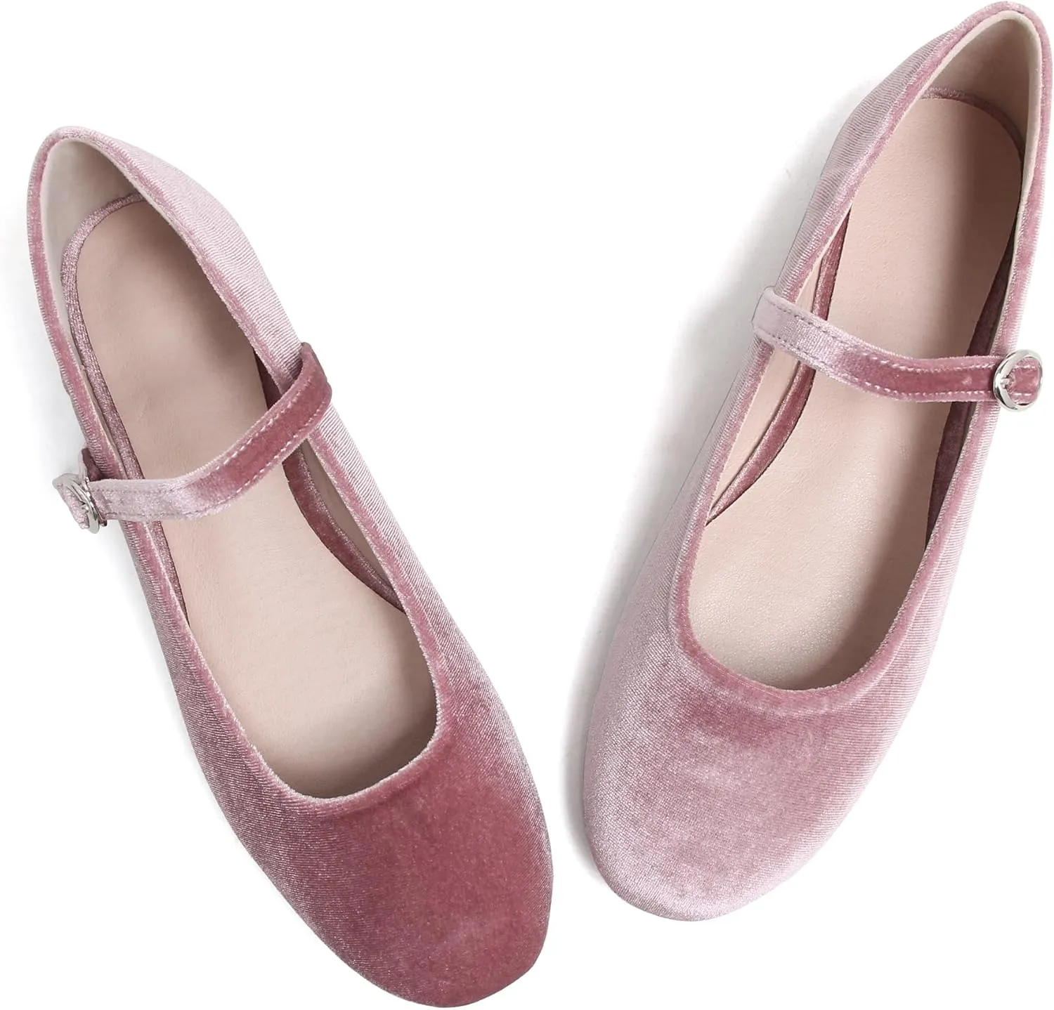 Dear Time Women's Square Toe Ballet Flats Elegant Comfortable Mary Jane Flats Dress Flats Shoes