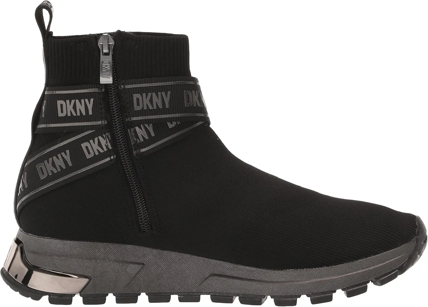 DKNY Women's High Top Slip-On Wedge Sneaker