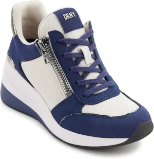 DKNY women's Kaden-Lace Up Wedg Sneaker