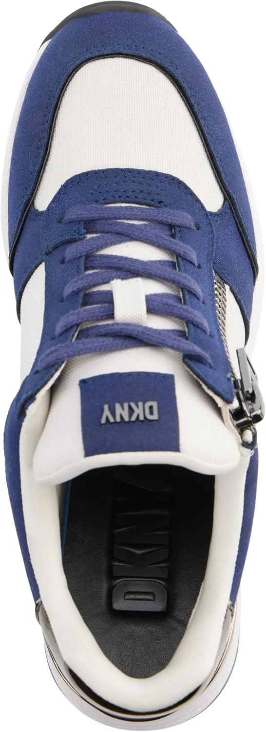 DKNY women's Kaden-Lace Up Wedg Sneaker