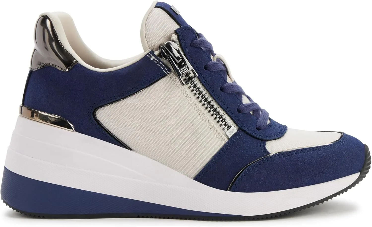 DKNY women's Kaden-Lace Up Wedg Sneaker