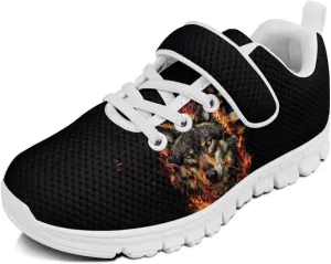 Doojoayie Little Kids Slip On Shoes Rubber Sneakers for Boys Outdoo Tennis Shoes