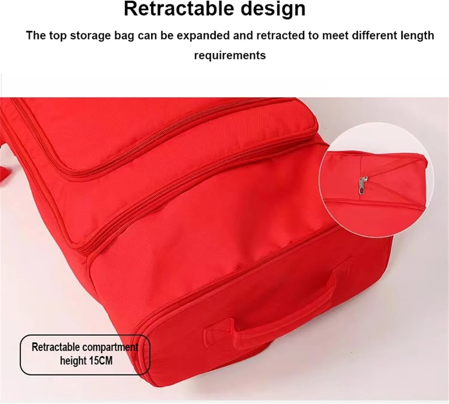 Double Rolling Ski Bag Store All Your Snowboarding Gear Waterproof Design Snowboard Bag for Air Travel Fully Adjustable fit 160cm-175cm Foldable Wheeled Ski Bag