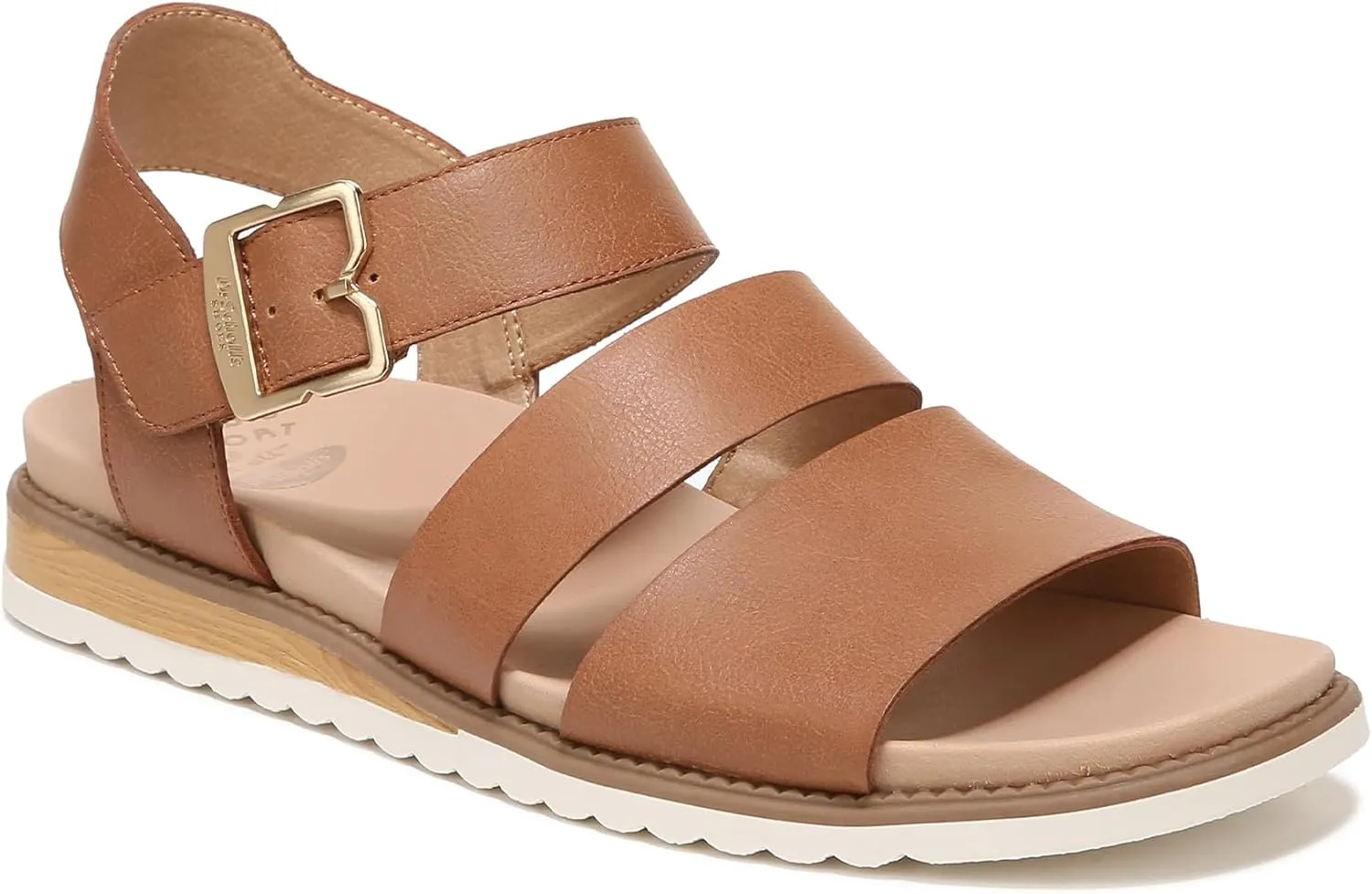 Dr. Scholl's Women's Island Glow Strappy Flat Sandal
