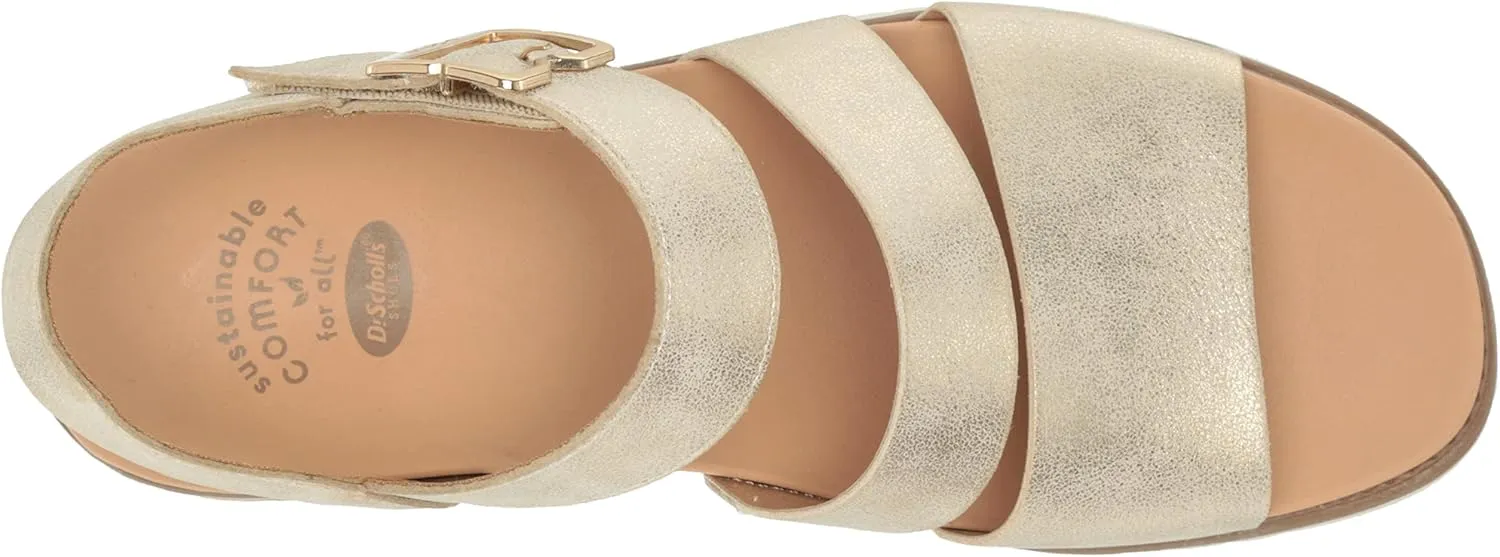 Dr. Scholl's Women's Island Glow Strappy Flat Sandal