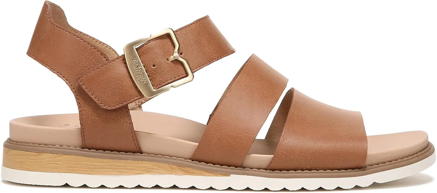 Dr. Scholl's Women's Island Glow Strappy Flat Sandal