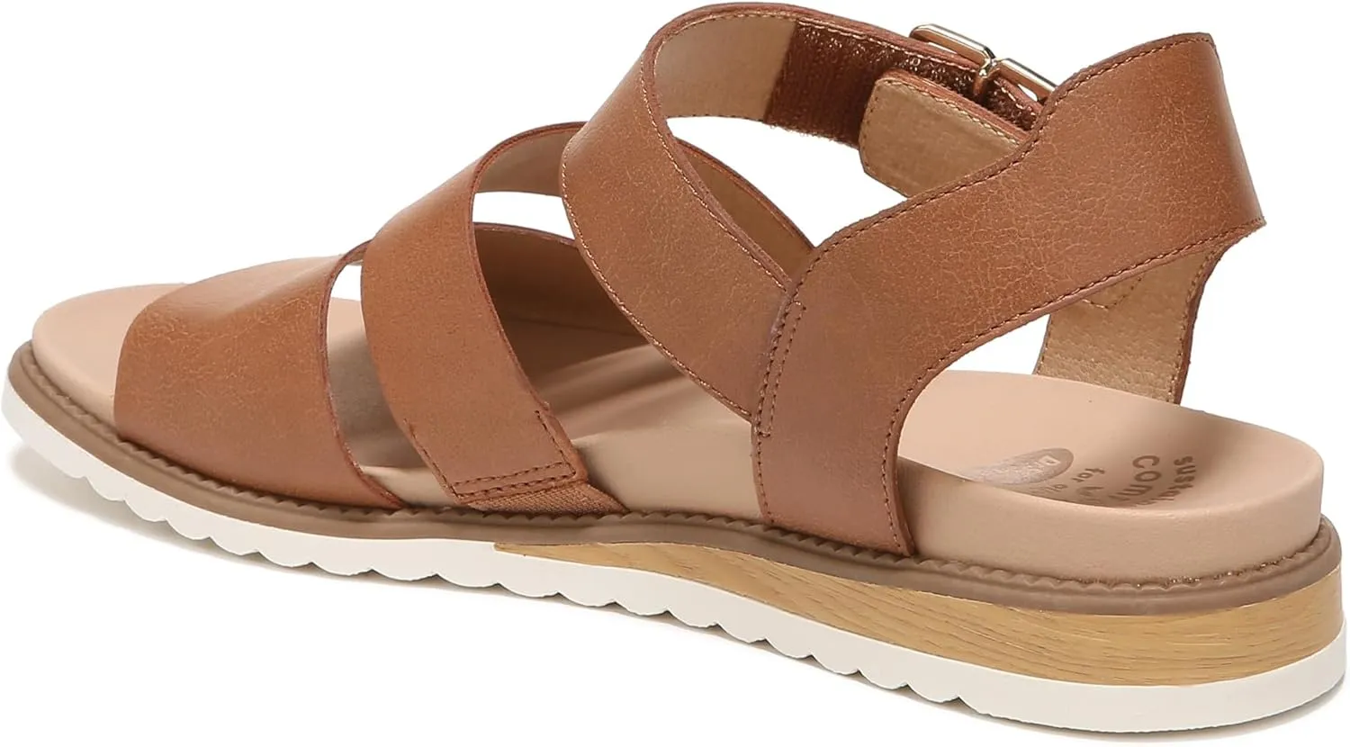 Dr. Scholl's Women's Island Glow Strappy Flat Sandal