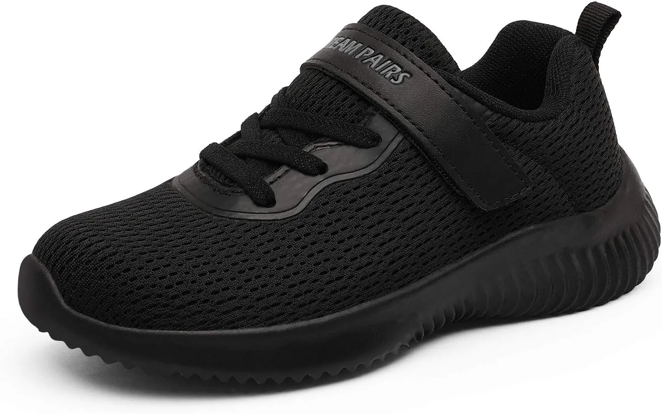 DREAM PAIRS Boys Girls Shoes Kids Tennis EZ-Ons FunRun Breathable Running Athletic Sport Sneakers