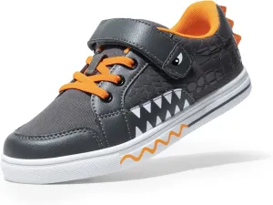 DREAM PAIRS Boys Sneakers Little Kids Toddler Shoes Storybook Causal Walking Shoes Non-Slip with Hook and Loop