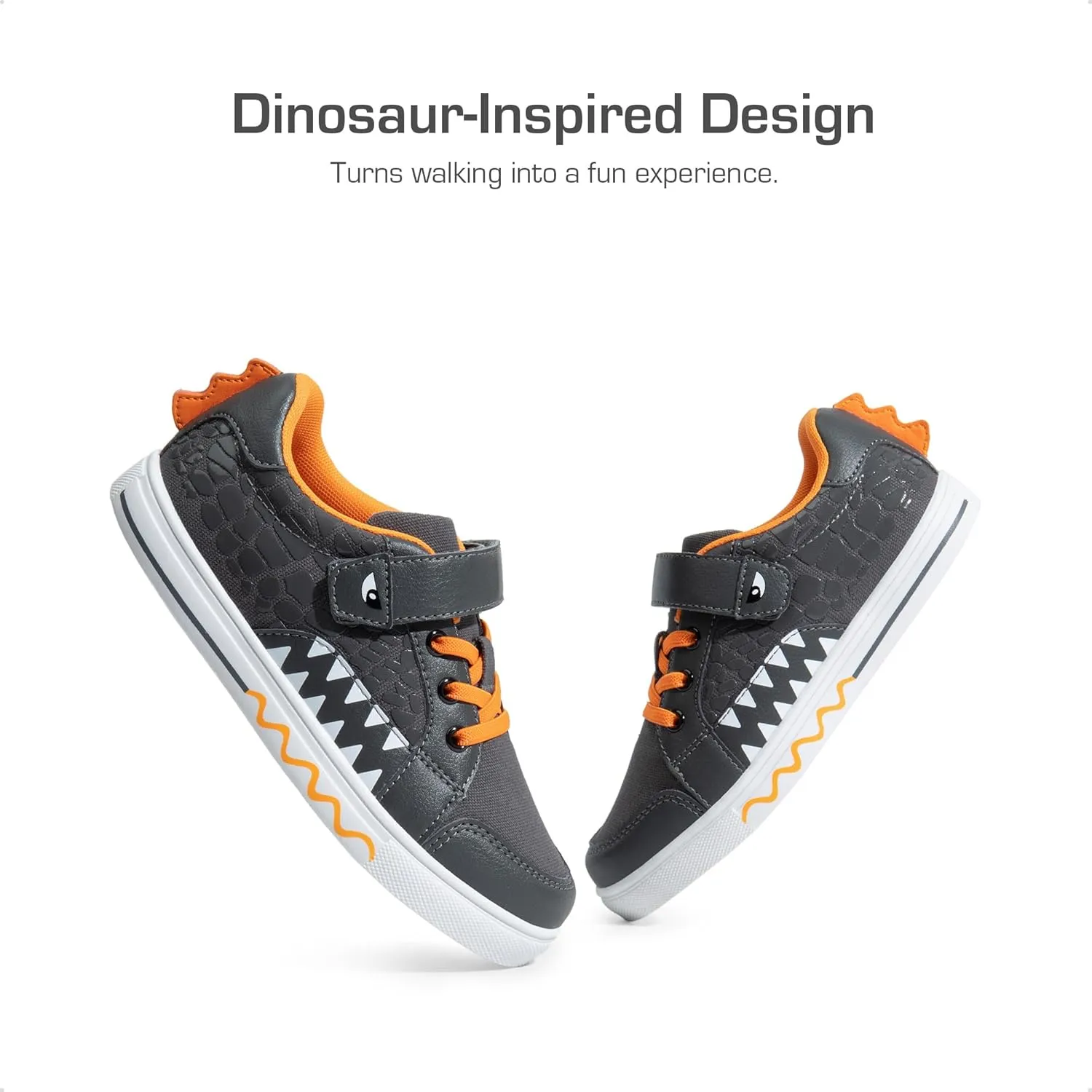 DREAM PAIRS Boys Sneakers Little Kids Toddler Shoes Storybook Causal Walking Shoes Non-Slip with Hook and Loop