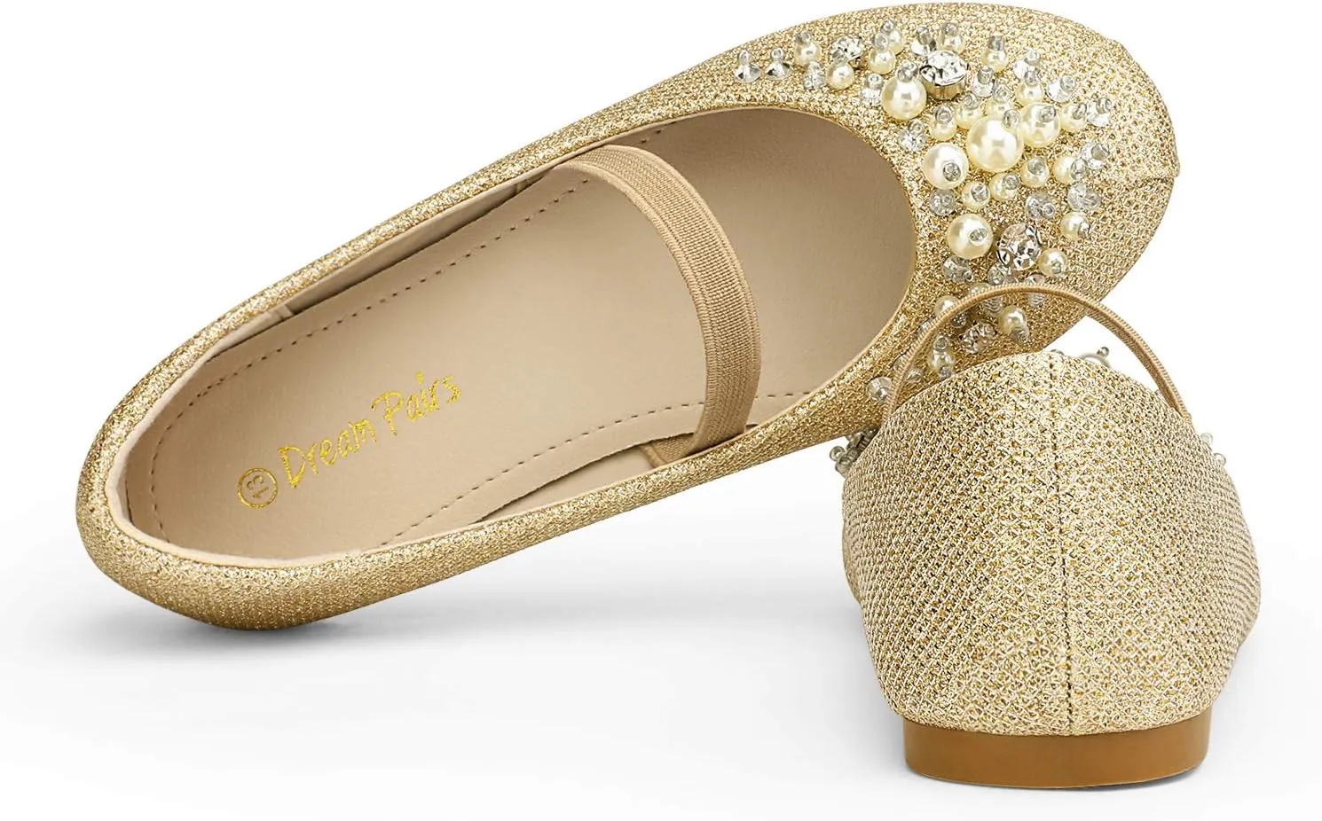 DREAM PAIRS Girls Ballet Flats Flower Shoes Mary Jane Ballerina Flat Dress Shoes for Daily/Wedding/Party