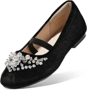 DREAM PAIRS Girls Ballet Flats Flower Shoes Mary Jane Ballerina Flat Dress Shoes for Daily/Wedding/Party