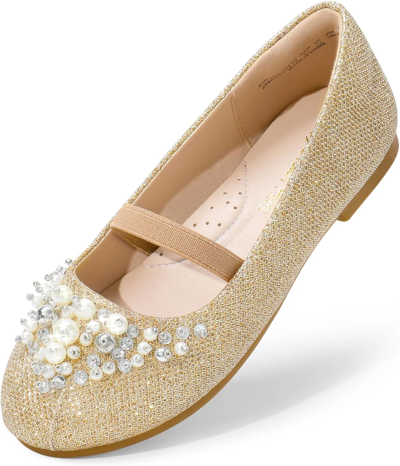 DREAM PAIRS Girls Ballet Flats Flower Shoes Mary Jane Ballerina Flat Dress Shoes for Daily/Wedding/Party