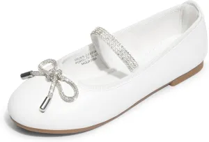DREAM PAIRS Girls Dress Shoes Slip-on Flower Girl Ballet Flats for Party, Wedding, Performance, Prom, Graduation