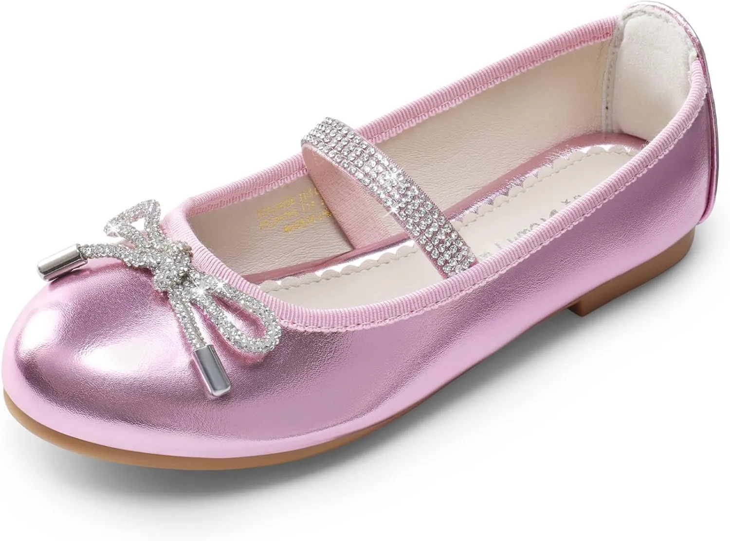 DREAM PAIRS Girls Dress Shoes Slip-on Flower Girl Ballet Flats for Party, Wedding, Performance, Prom, Graduation