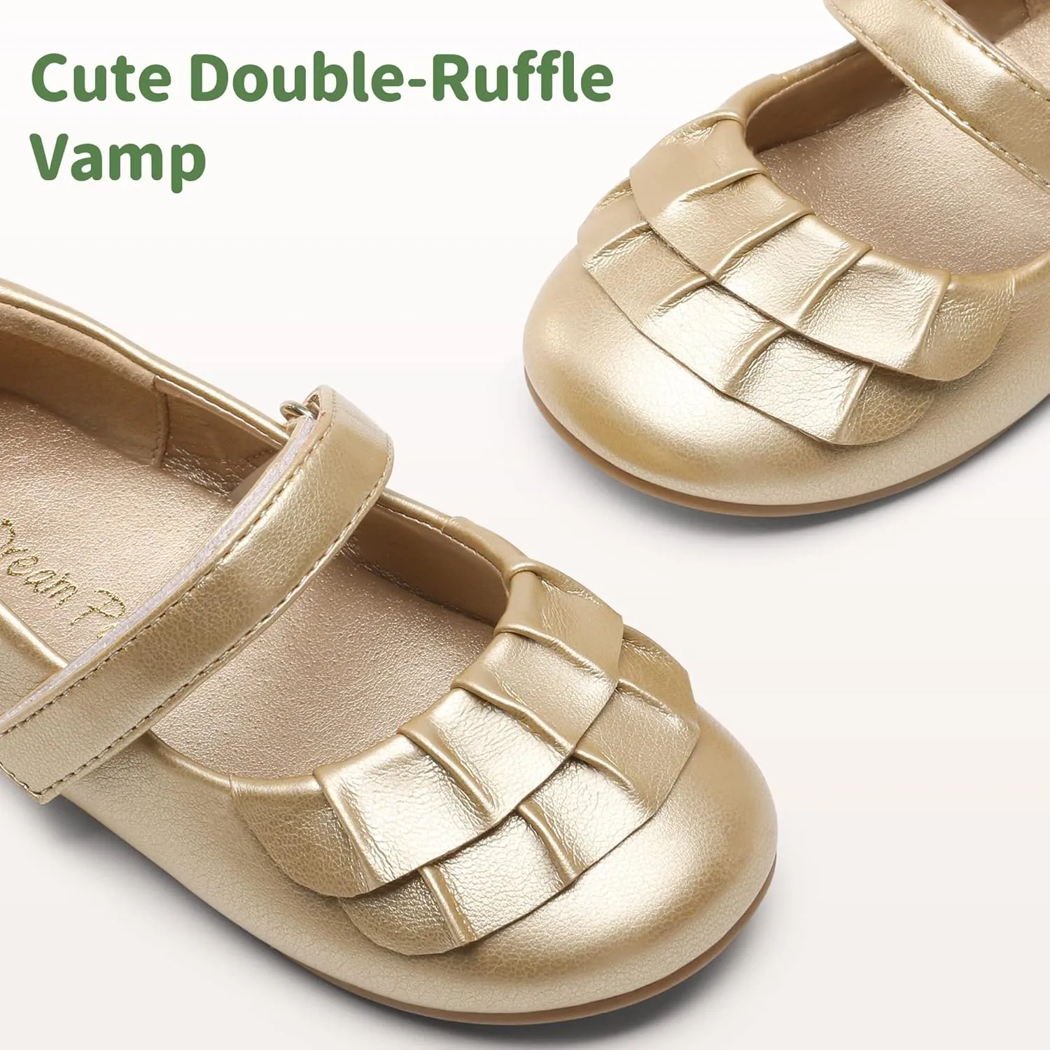 DREAM PAIRS Toddler Little Girls Mary Jane Ballet Flats Flower Girl Dress Shoes for Wedding Party School