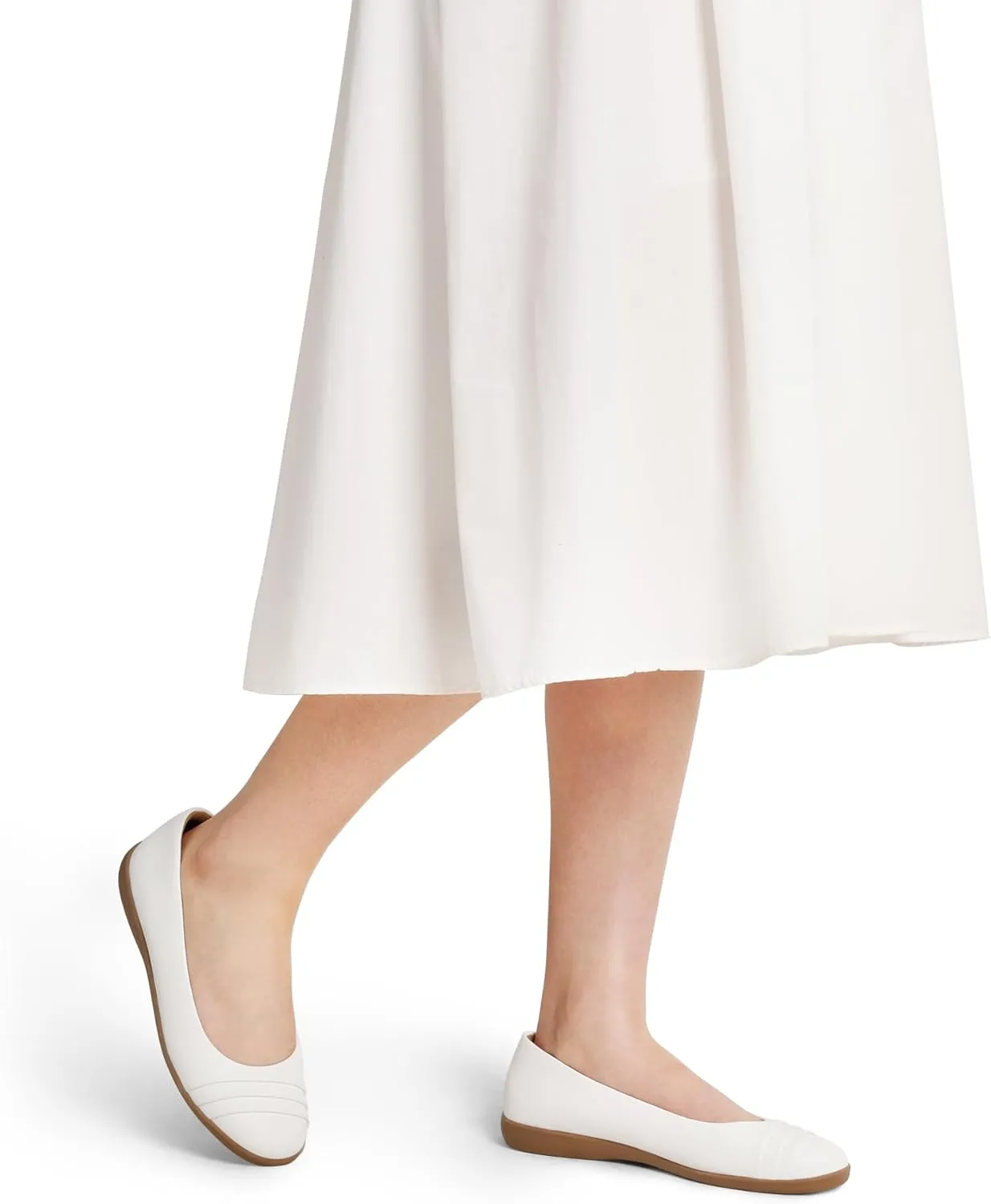 DREAM PAIRS Womens Comfortable Ballet Flats, Business Office Dress Shoes, Dressy Round Toe Slip On Work Flats