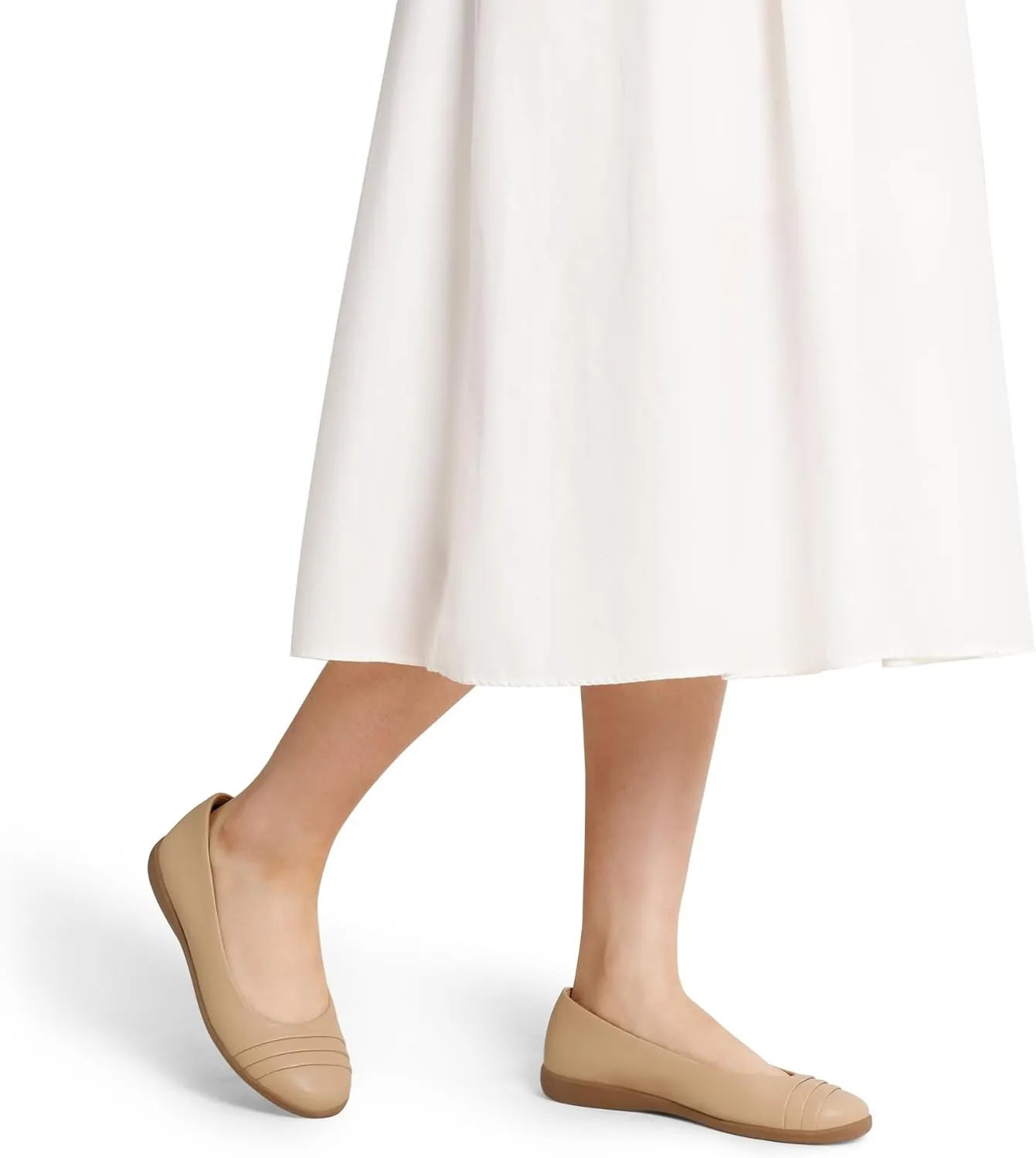DREAM PAIRS Womens Comfortable Ballet Flats, Business Office Dress Shoes, Dressy Round Toe Slip On Work Flats