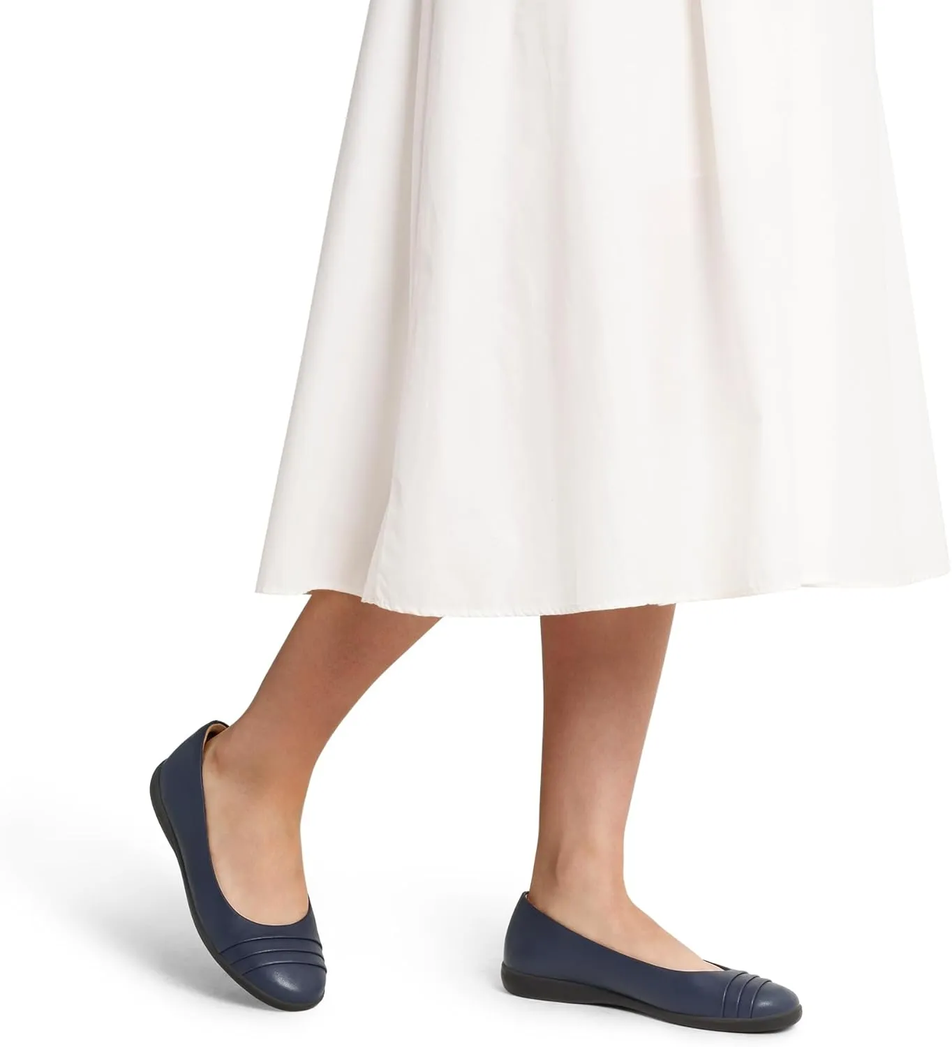 DREAM PAIRS Womens Comfortable Ballet Flats, Business Office Dress Shoes, Dressy Round Toe Slip On Work Flats