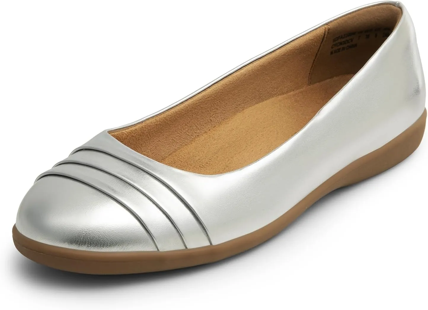 DREAM PAIRS Womens Comfortable Ballet Flats, Business Office Dress Shoes, Dressy Round Toe Slip On Work Flats